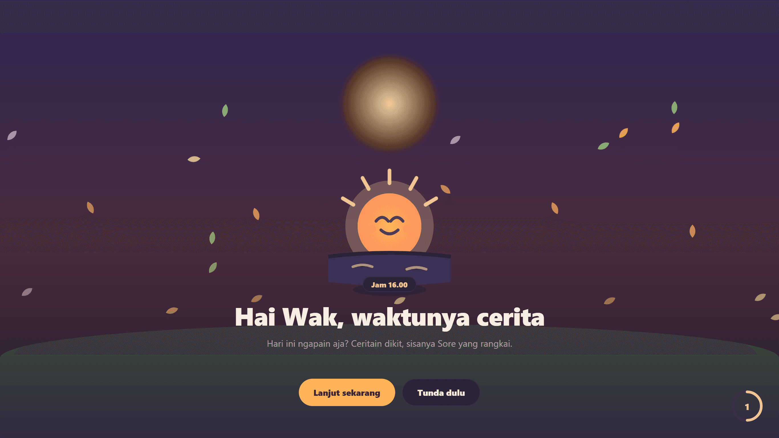 Jam pengingat tiba